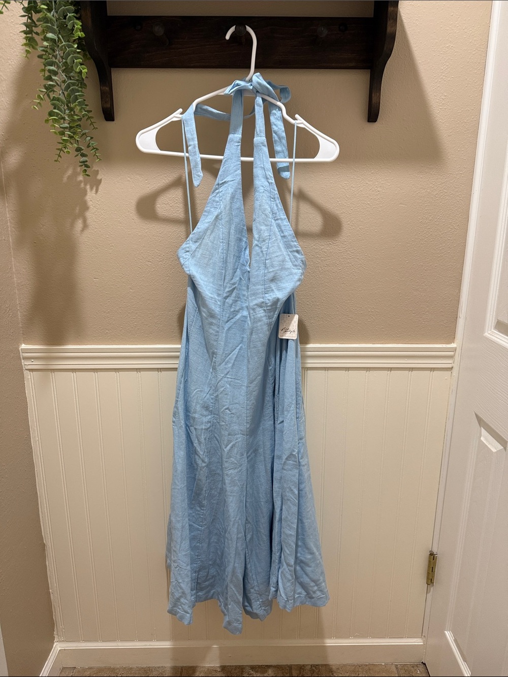 Free People halter jumpsuit